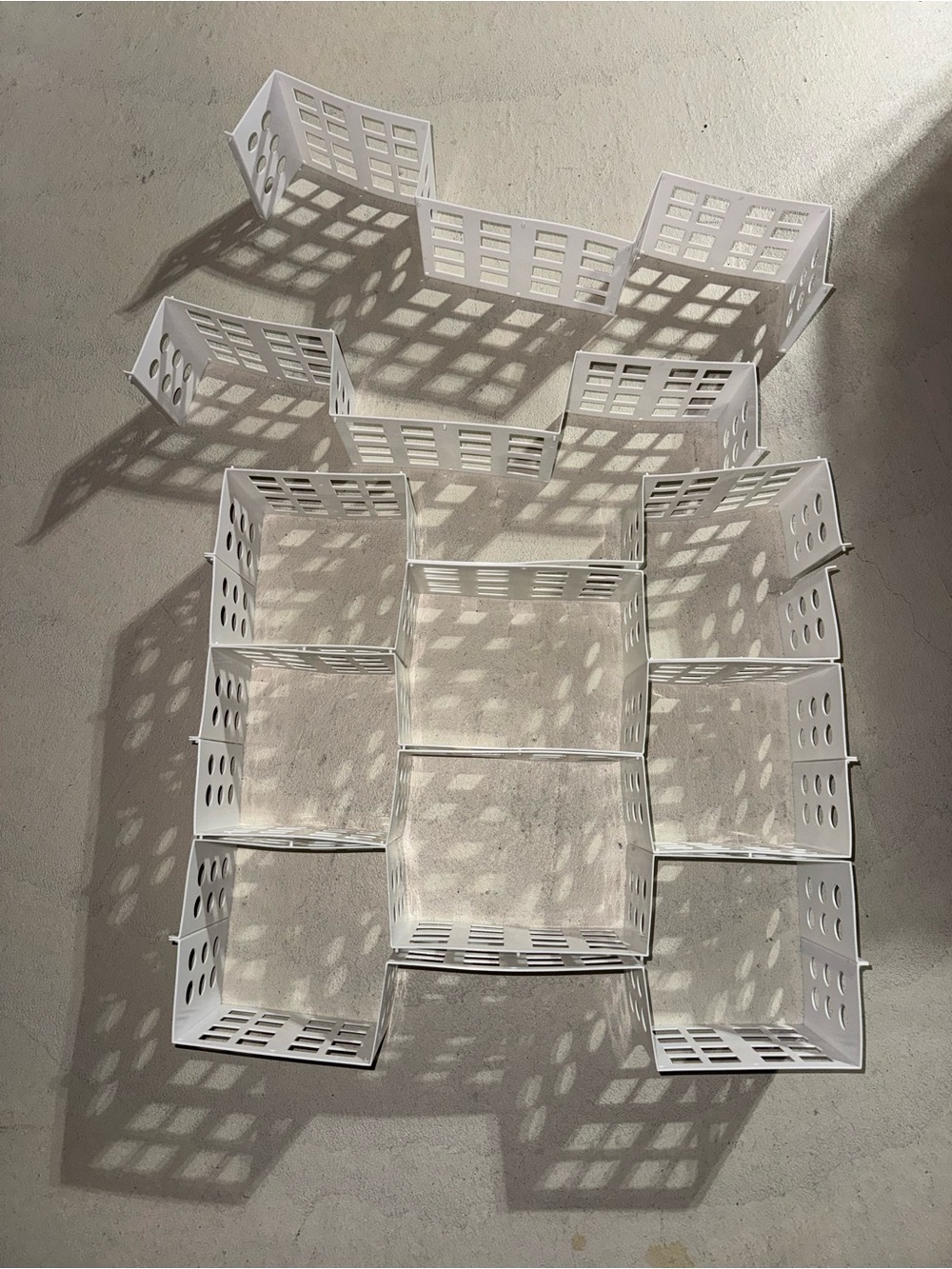 White Modular Closet Organizer